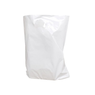 White Varigauge Carrier Bags