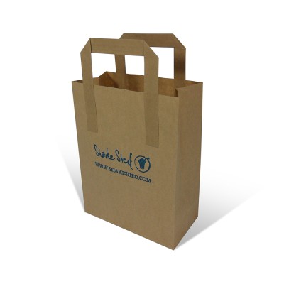 Flat Handle Paper Bags